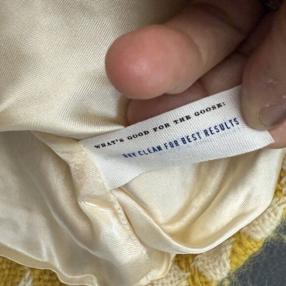 Leifsdottir Anthropologie Wool Cropped Tweed Jacket Women's Yellow White Diamond - Picture 4 of 7